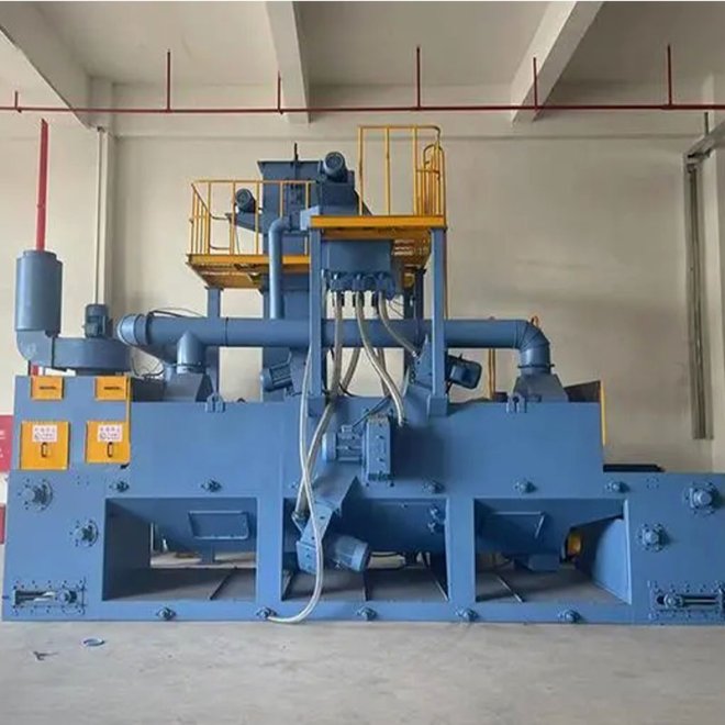 Wire Mesh Conveyor Belt Industrial Shot Blasting Cleaning Machine