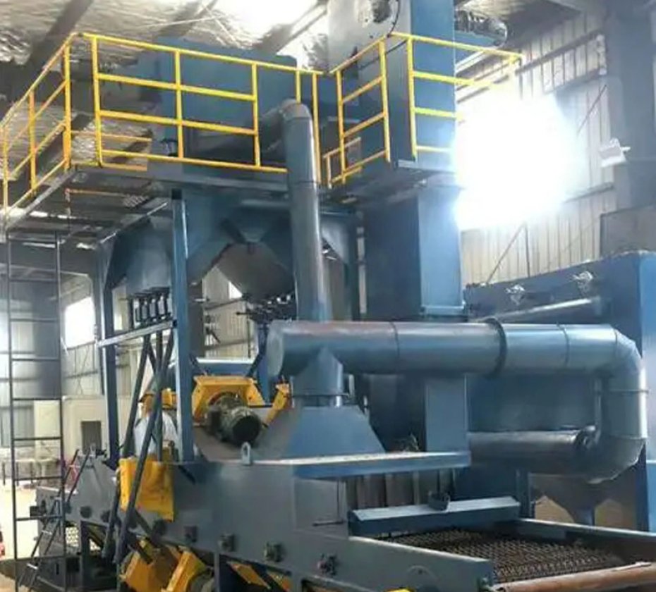 Wire Mesh Conveyor Belt Industrial Shot Blasting Cleaning Machine