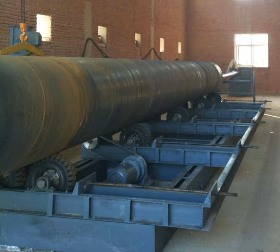 Steel pipe outer shot blasting machine