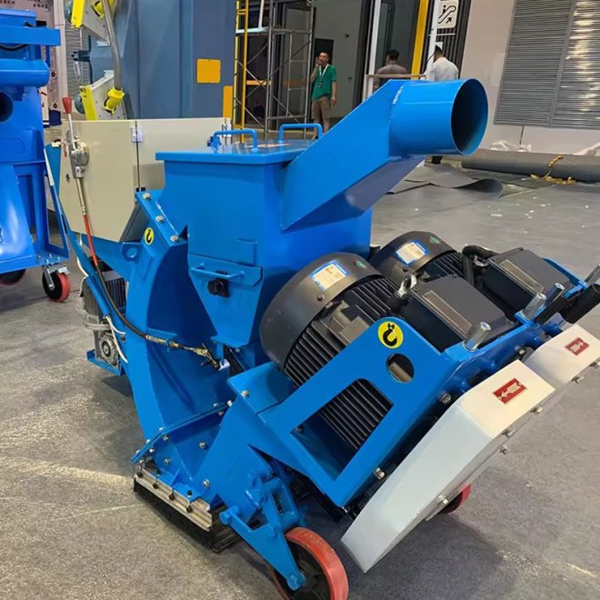 NEW R&D RQ1100( Integrated (main shot blasting machine and dust collector Assembled together)